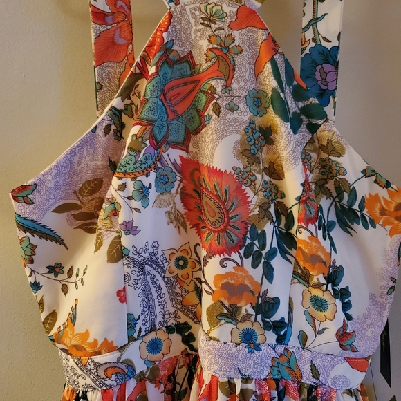 Lulu's Lilja Cream Dress - Picture 1 of 4